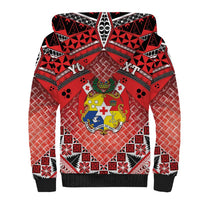 Personalised Tonga Constitution Day Sherpa Hoodie 150 Years Jubilee LT05 - Polynesian Pride
