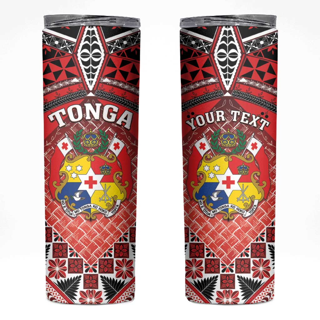 Personalised Tonga Constitution Day Skinny Tumbler 150 Years Jubilee - Polynesian Pride