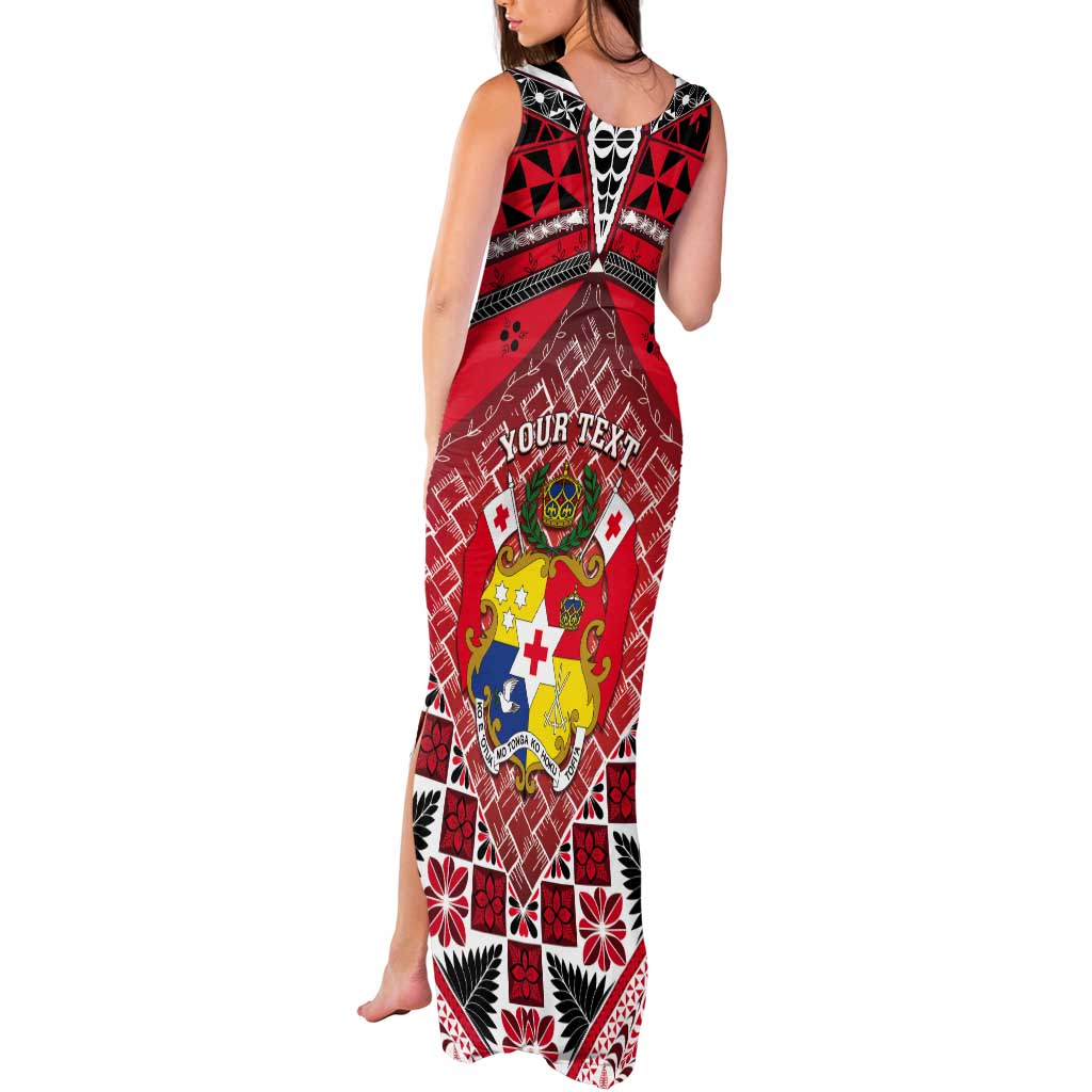 Personalised Tonga Constitution Day Tank Maxi Dress 150 Years Jubilee LT05 - Polynesian Pride