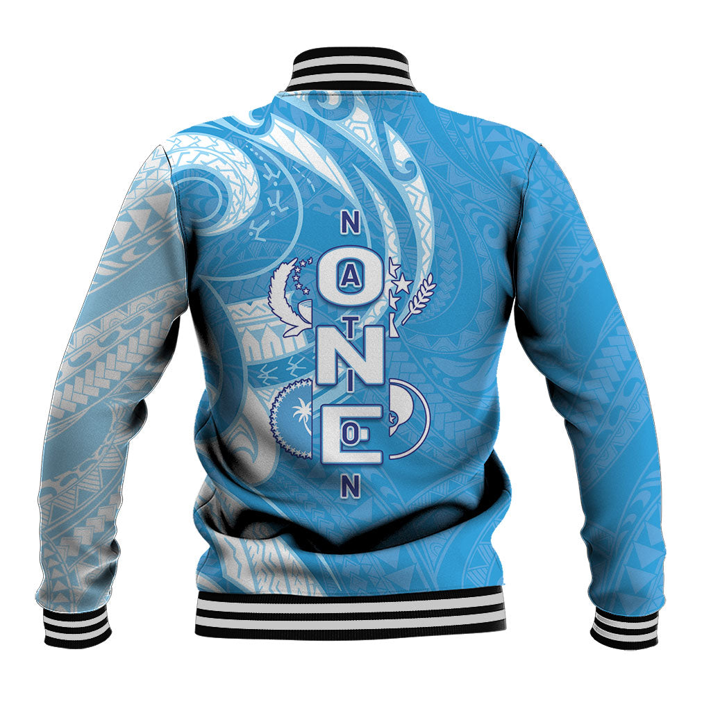 FSM Micronesia Baseball Jacket 40th Independence Anniversary LT05 - Polynesian Pride