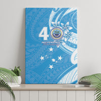 FSM Micronesia Canvas Wall Art 40th Independence Anniversary LT05 - Polynesian Pride
