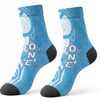 FSM Micronesia Crew Socks 40th Independence Anniversary LT05 - Polynesian Pride