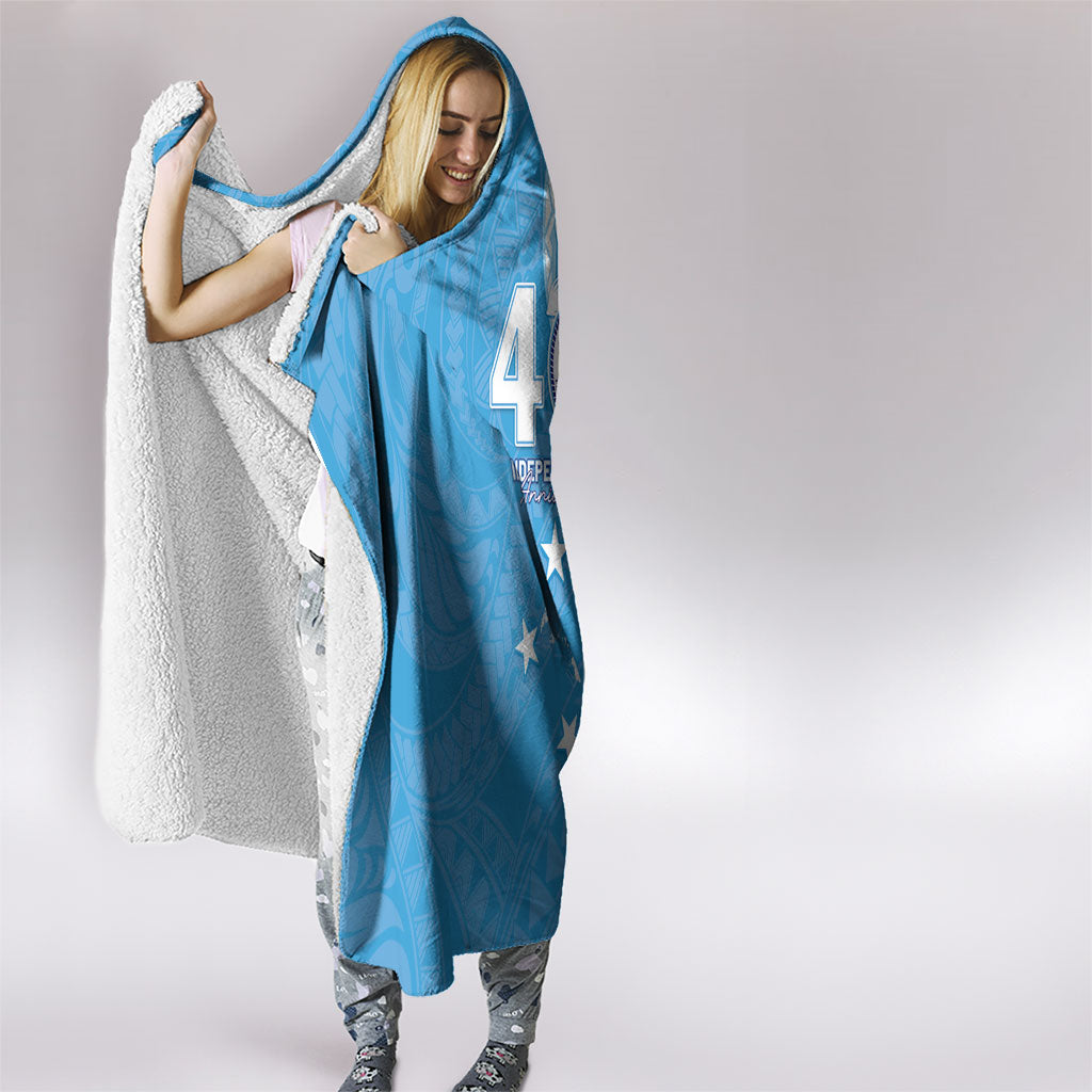 FSM Micronesia Hooded Blanket 40th Independence Anniversary LT05 - Polynesian Pride
