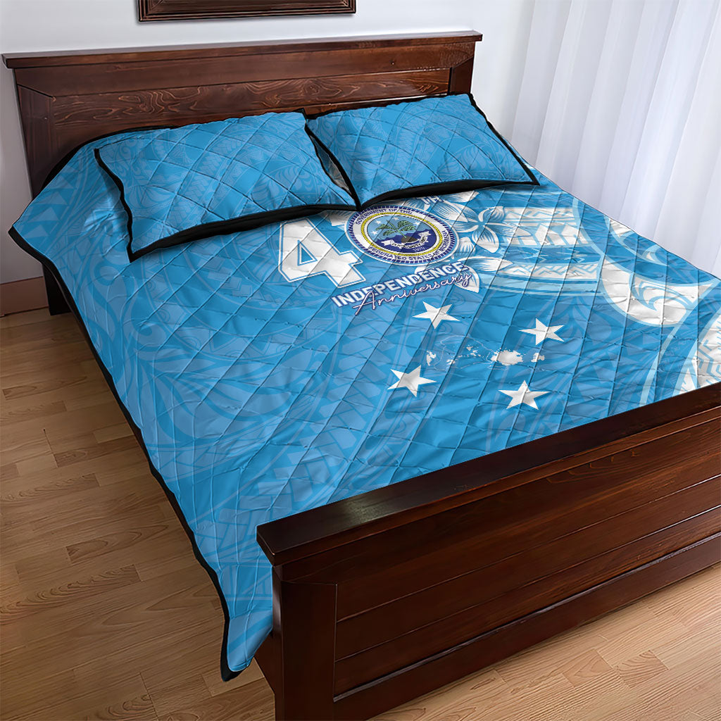 FSM Micronesia Quilt Bed Set 40th Independence Anniversary LT05 - Polynesian Pride