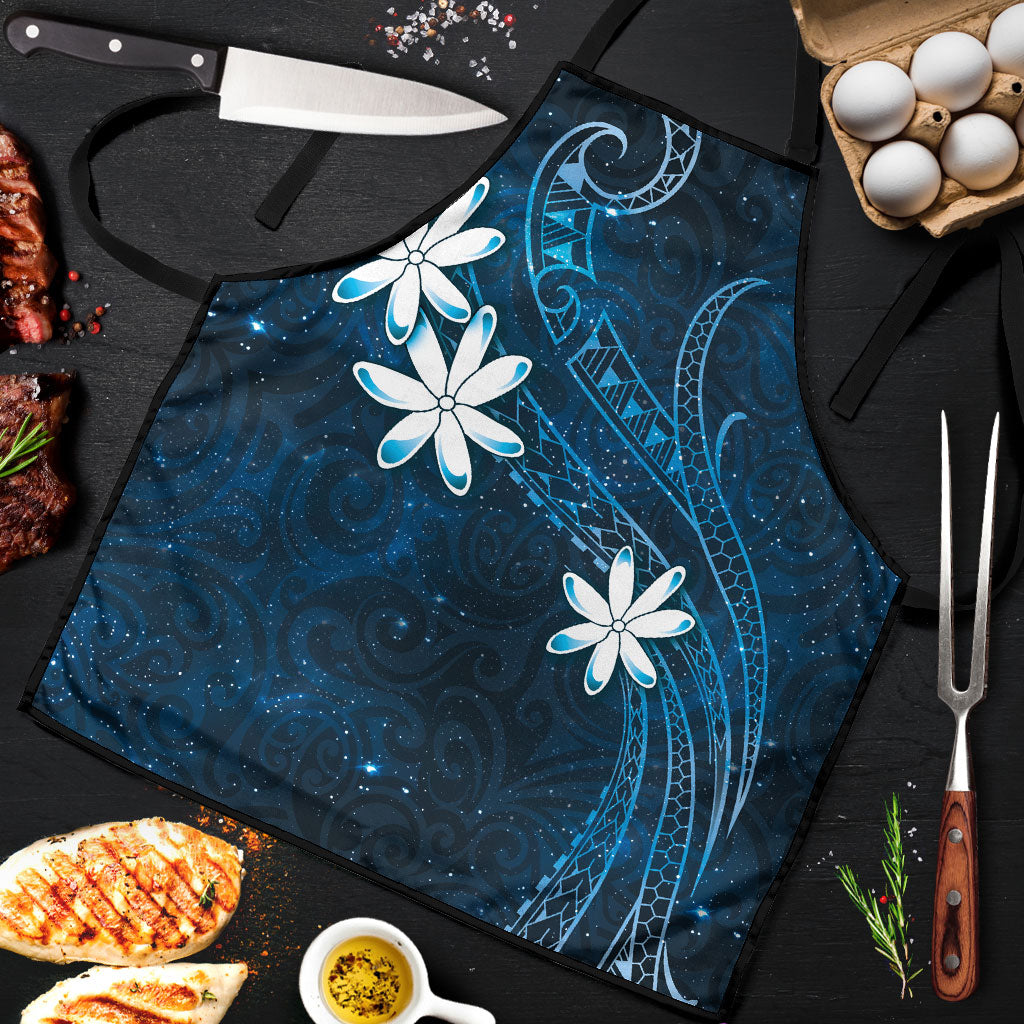 Tahiti Matarii Apron Tahitian Spring Blue Galaxy LT05 Blue - Polynesian Pride