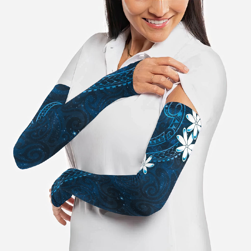 Tahiti Matarii Arm Sleeves Tahitian Spring Blue Galaxy LT05 - Polynesian Pride