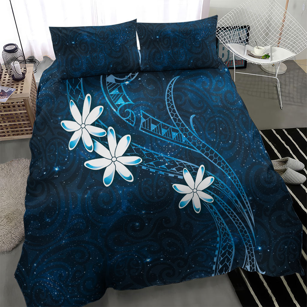 Tahiti Matarii Bedding Set Tahitian Spring Blue Galaxy LT05 - Polynesian Pride