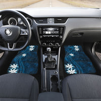Tahiti Matarii Car Mats Tahitian Spring Blue Galaxy LT05 Set 2pcs - Front Blue - Polynesian Pride