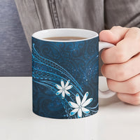 Tahiti Matarii Ceramic Mug Tahitian Spring Blue Galaxy LT05 - Polynesian Pride