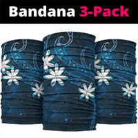 Tahiti Matarii Neck Gaiter Tahitian Spring Blue Galaxy LT05 package One Size: 25*50cm Blue - Polynesian Pride