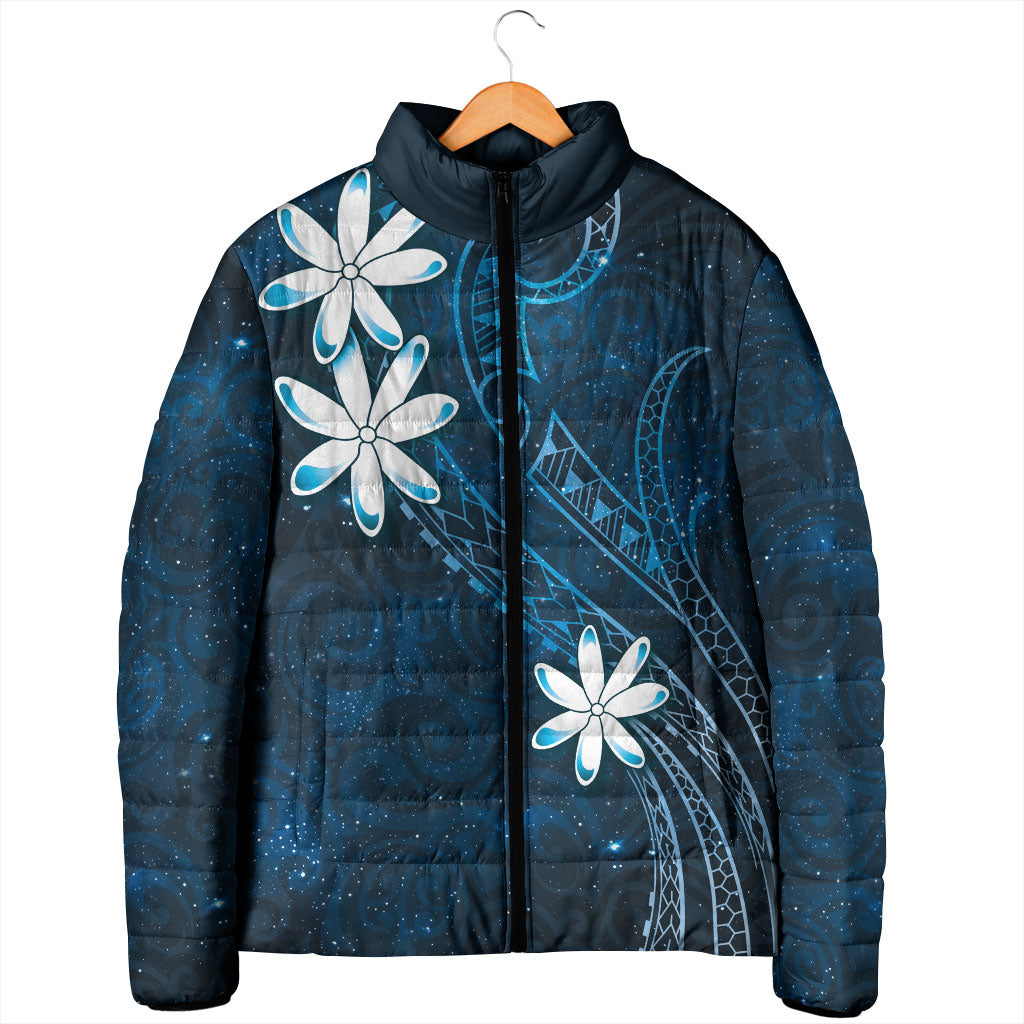 Tahiti Matarii Padded Jacket Tahitian Spring Blue Galaxy LT05 - Polynesian Pride