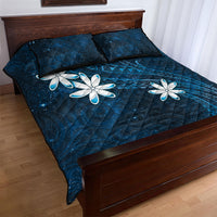 Tahiti Matarii Quilt Bed Set Tahitian Spring Blue Galaxy LT05 - Polynesian Pride