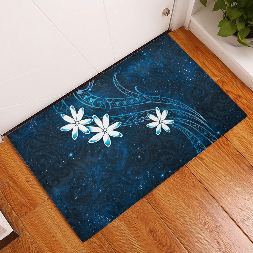 Tahiti Matarii Rubber Doormat Tahitian Spring Blue Galaxy LT05 - Polynesian Pride