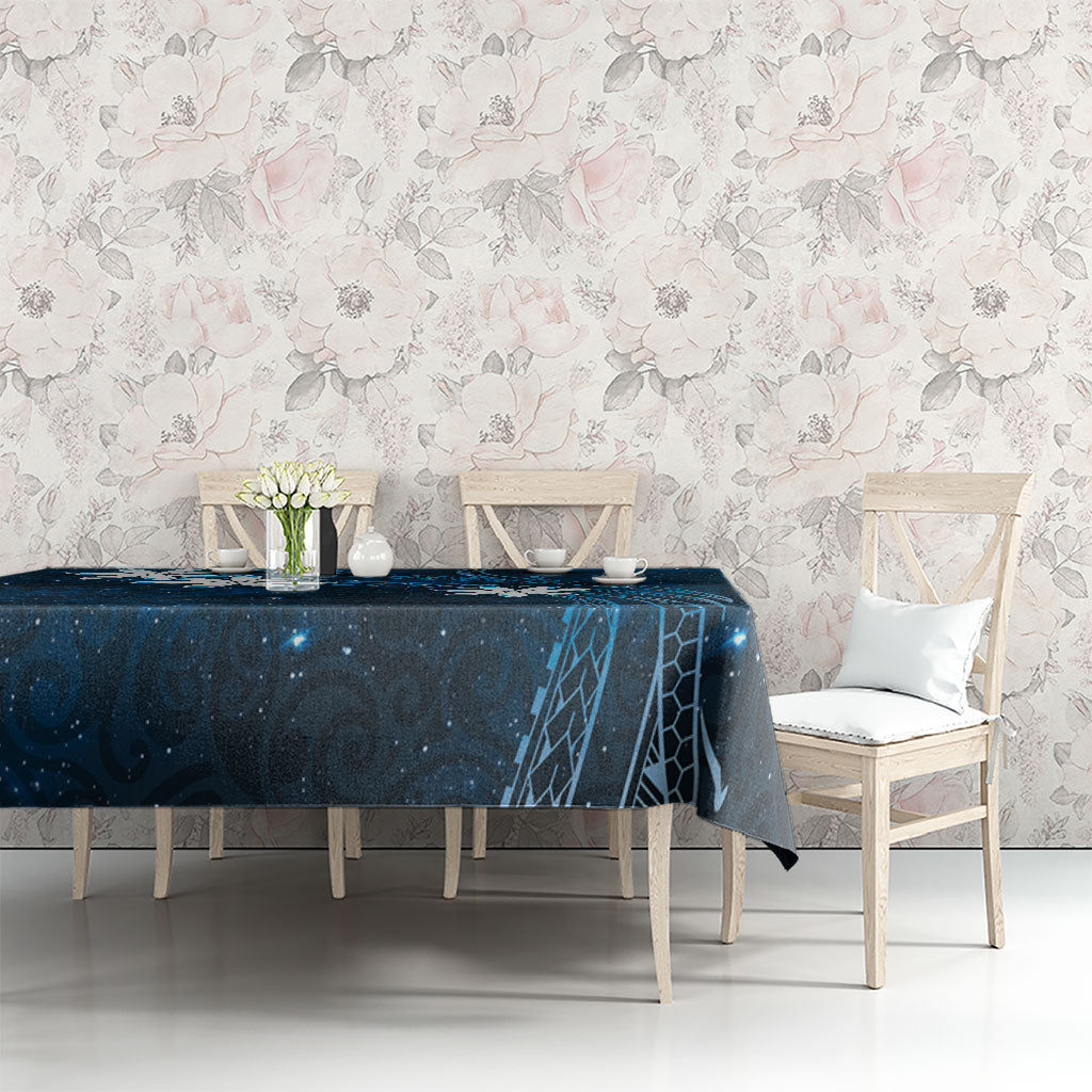 Tahiti Matarii Tablecloth Tahitian Spring Blue Galaxy LT05 - Polynesian Pride