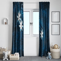 Tahiti Matarii Window Curtain Tahitian Spring Blue Galaxy LT05 - Polynesian Pride