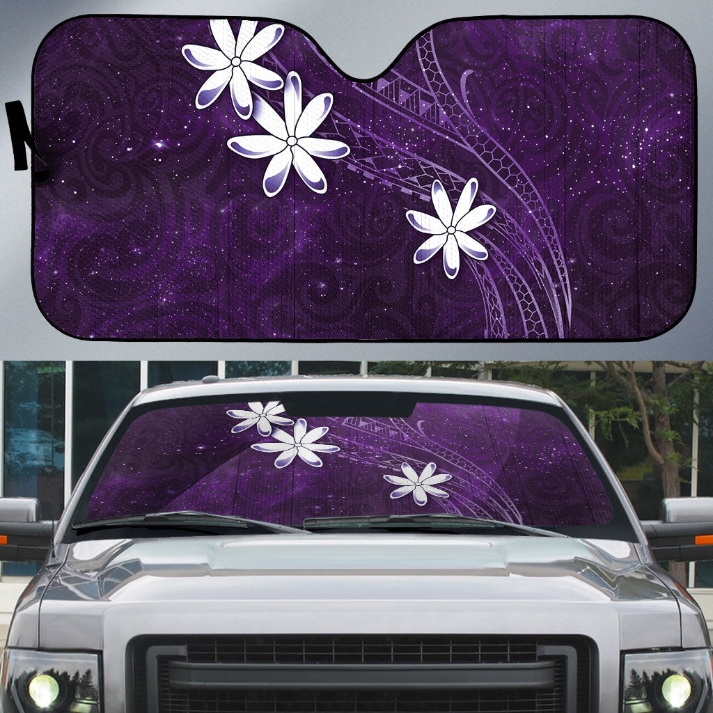 Tahiti Matarii Auto Sun Shade Tahitian Spring Purple Galaxy LT05 Purple - Polynesian Pride