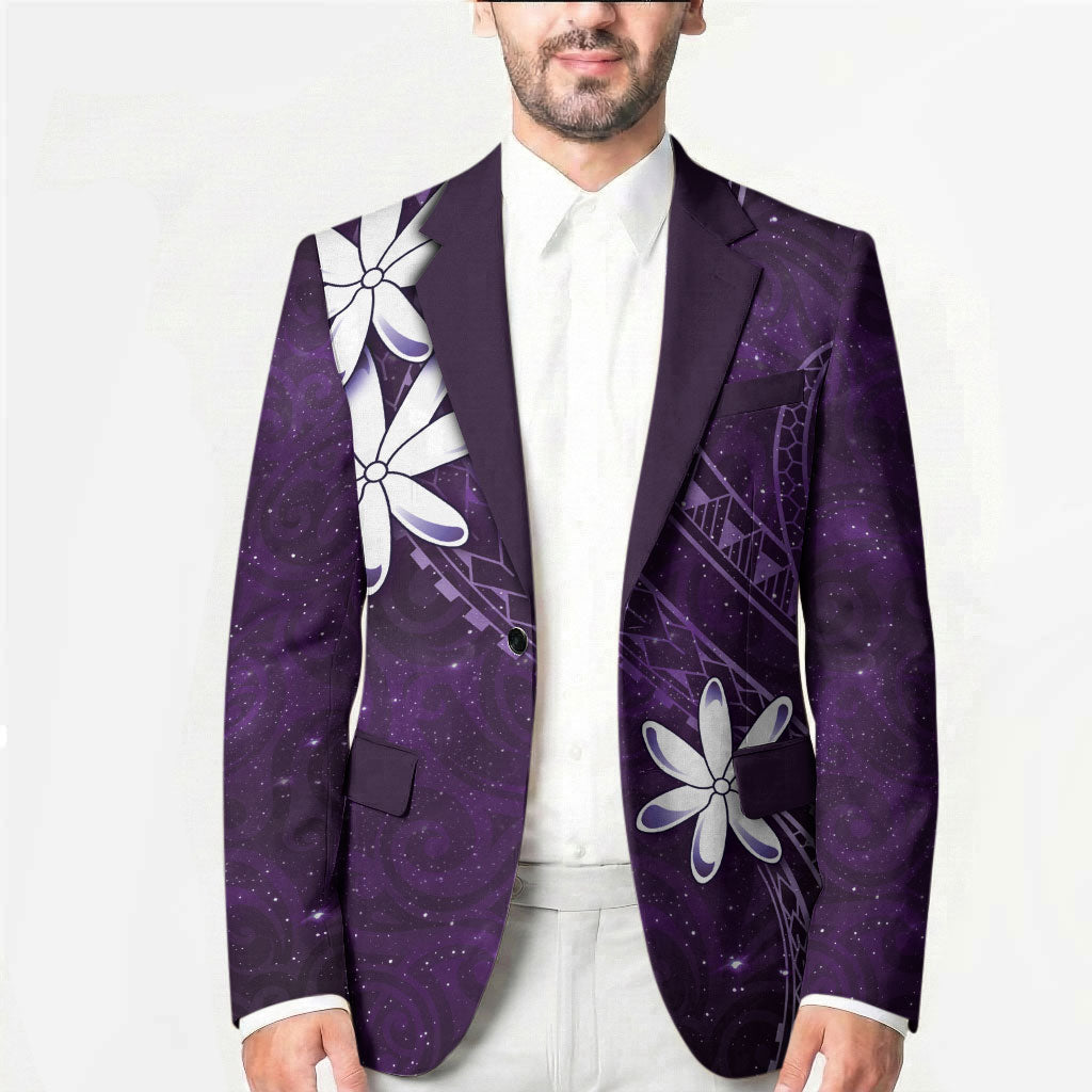 Tahiti Matarii Blazer Tahitian Spring Purple Galaxy LT05 - Polynesian Pride
