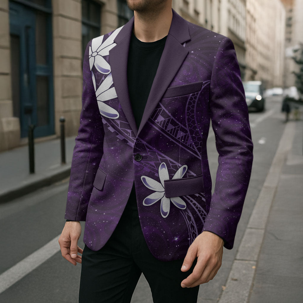 Tahiti Matarii Blazer Tahitian Spring Purple Galaxy LT05 - Polynesian Pride
