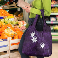 Tahiti Matarii Grocery Bag Tahitian Spring Purple Galaxy LT05 - Polynesian Pride