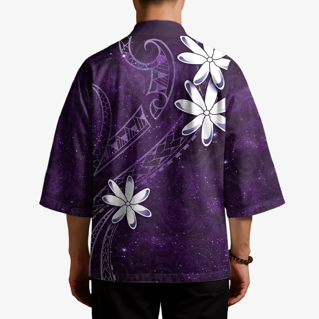 Tahiti Matarii Kimono Tahitian Spring Purple Galaxy LT05 - Polynesian Pride