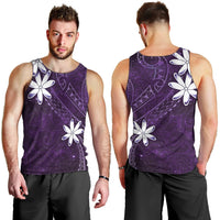 Tahiti Matarii Men Tank Top Tahitian Spring Purple Galaxy LT05 - Polynesian Pride