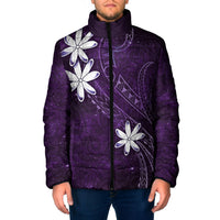 Tahiti Matarii Padded Jacket Tahitian Spring Purple Galaxy LT05 Men Purple - Polynesian Pride