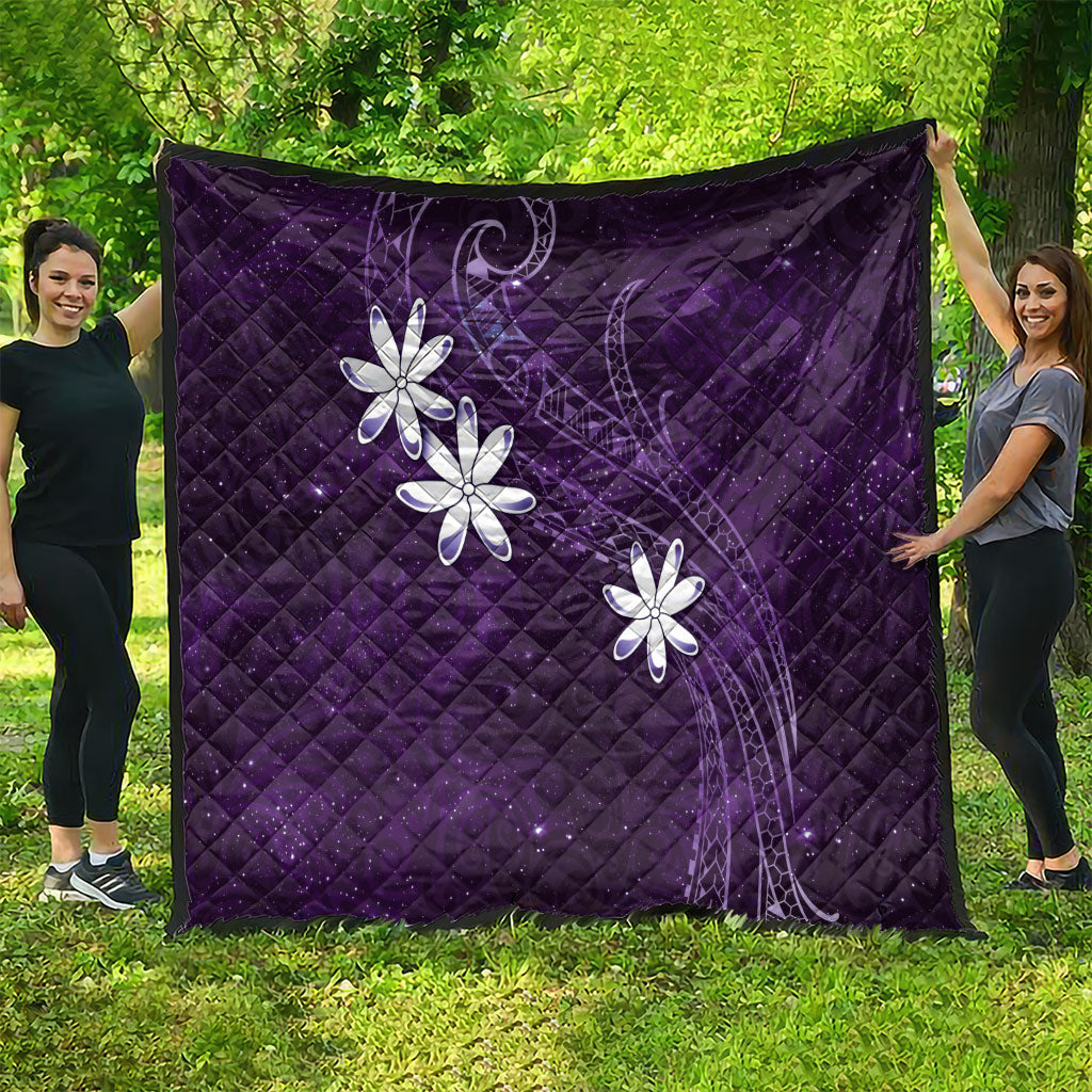 Tahiti Matarii Quilt Tahitian Spring Purple Galaxy LT05 - Polynesian Pride