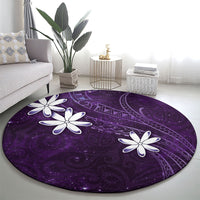 Tahiti Matarii Round Carpet Tahitian Spring Purple Galaxy LT05 - Polynesian Pride