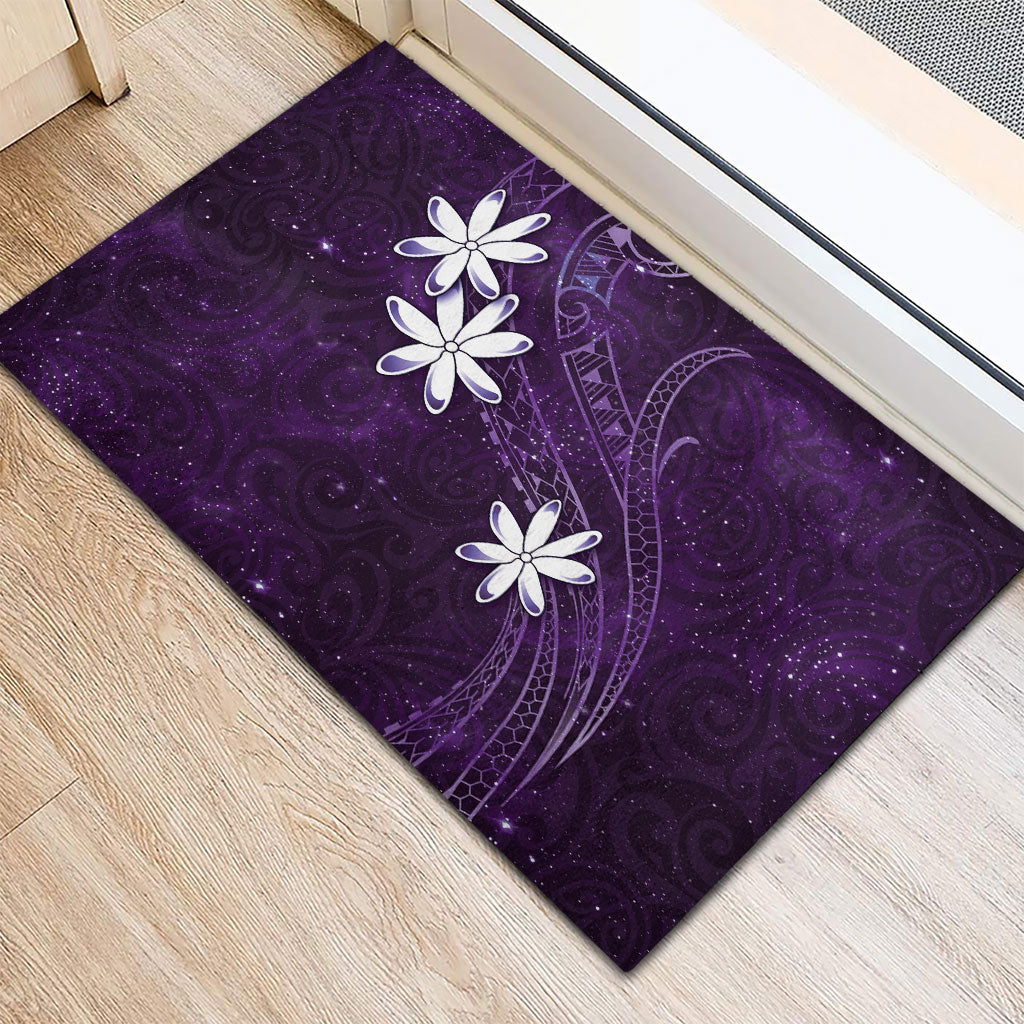 Tahiti Matarii Rubber Doormat Tahitian Spring Purple Galaxy LT05 - Polynesian Pride