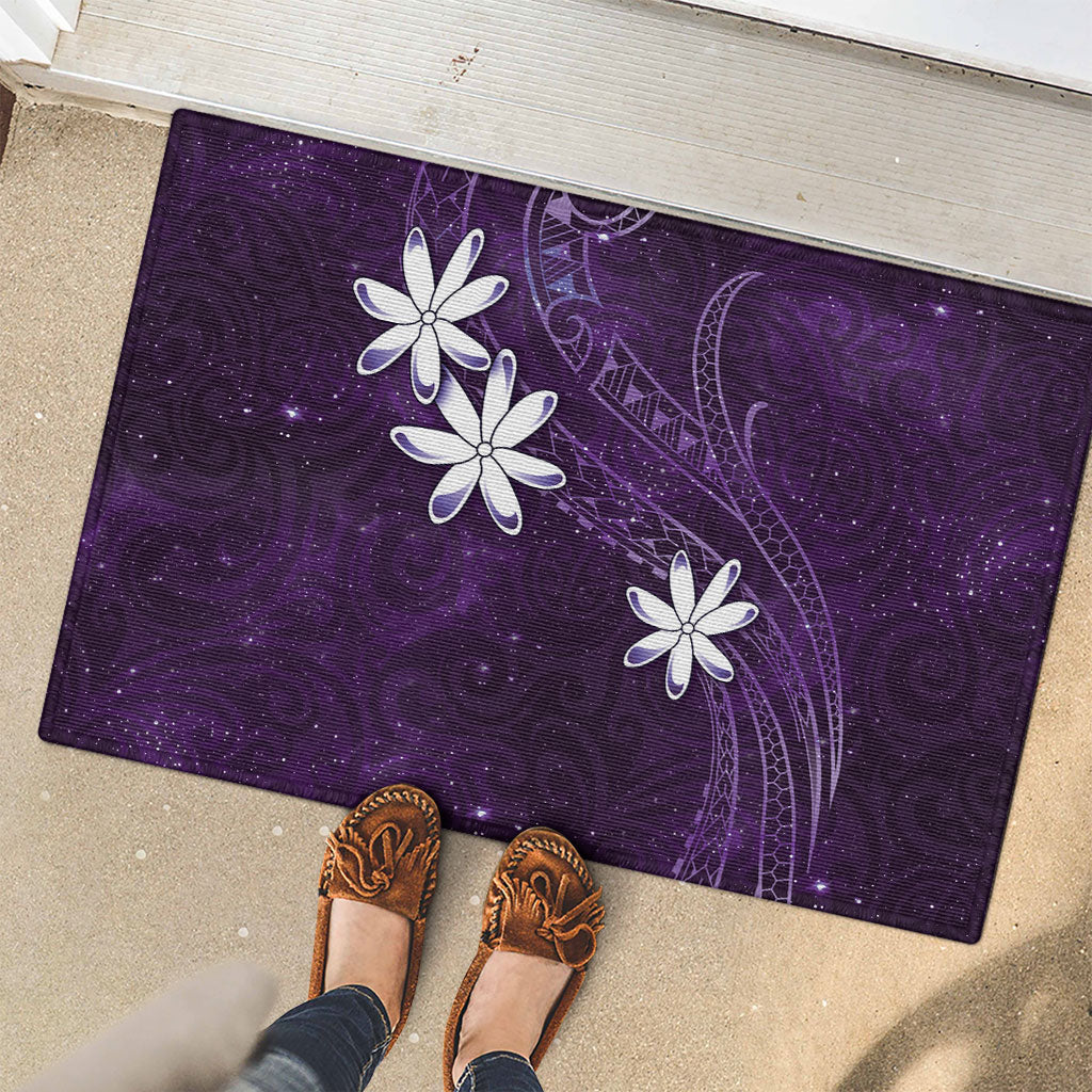 Tahiti Matarii Rubber Doormat Tahitian Spring Purple Galaxy LT05 - Polynesian Pride