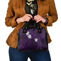 Tahiti Matarii Shoulder Handbag Tahitian Spring Purple Galaxy LT05 - Polynesian Pride