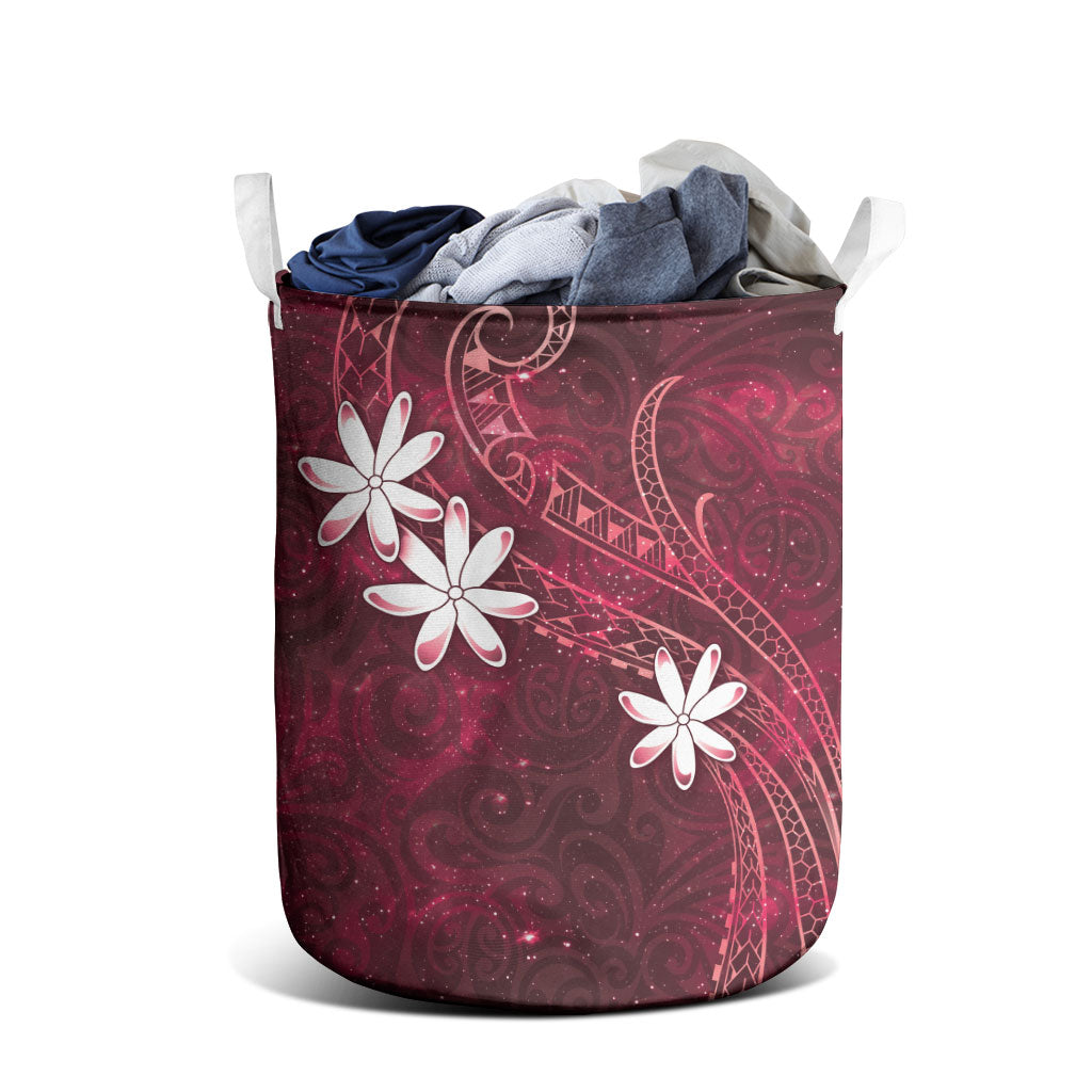 Tahiti Matarii Laundry Basket Tahitian Spring Red Galaxy LT05 - Polynesian Pride