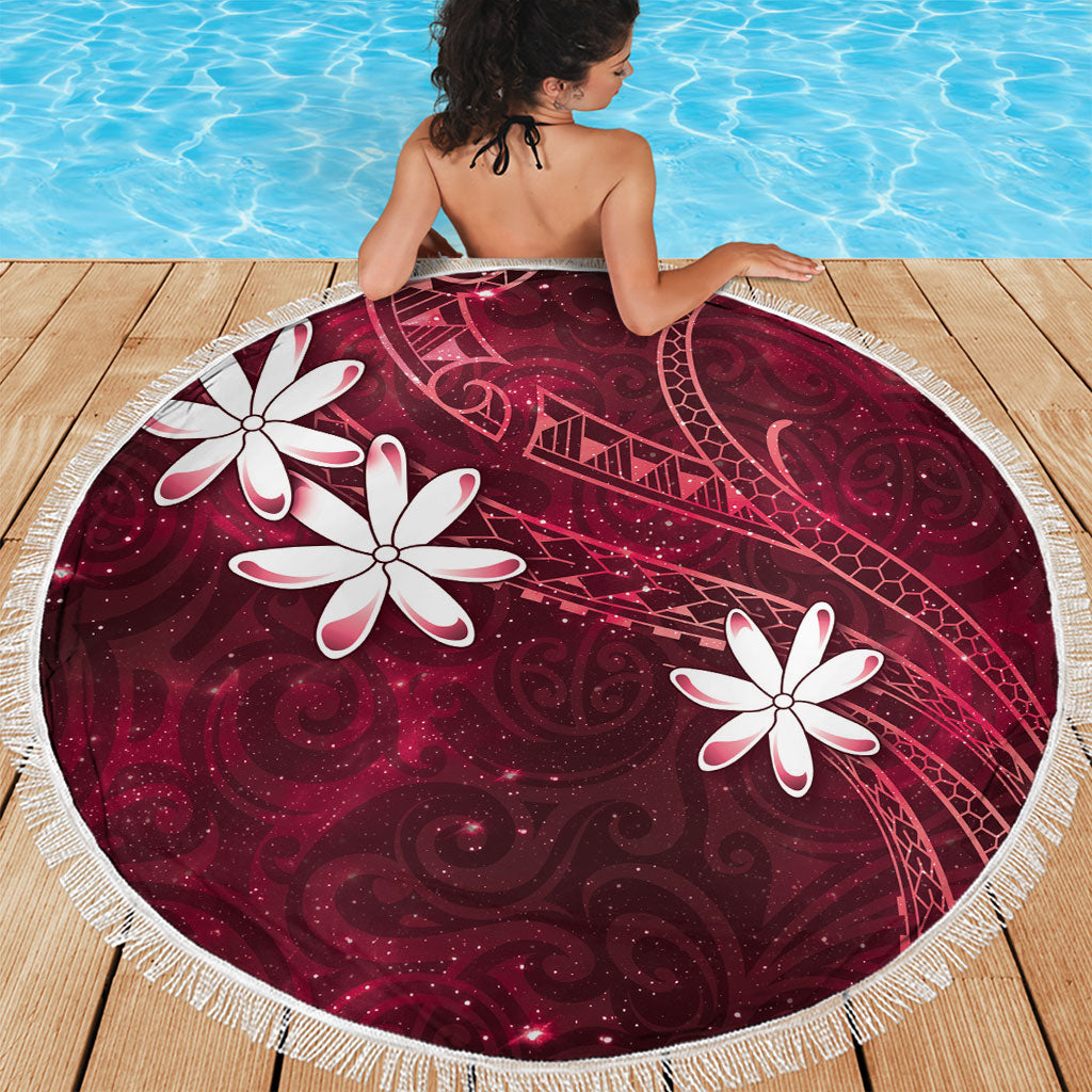 Tahiti Matarii Beach Blanket Tahitian Spring Red Galaxy LT05 - Polynesian Pride