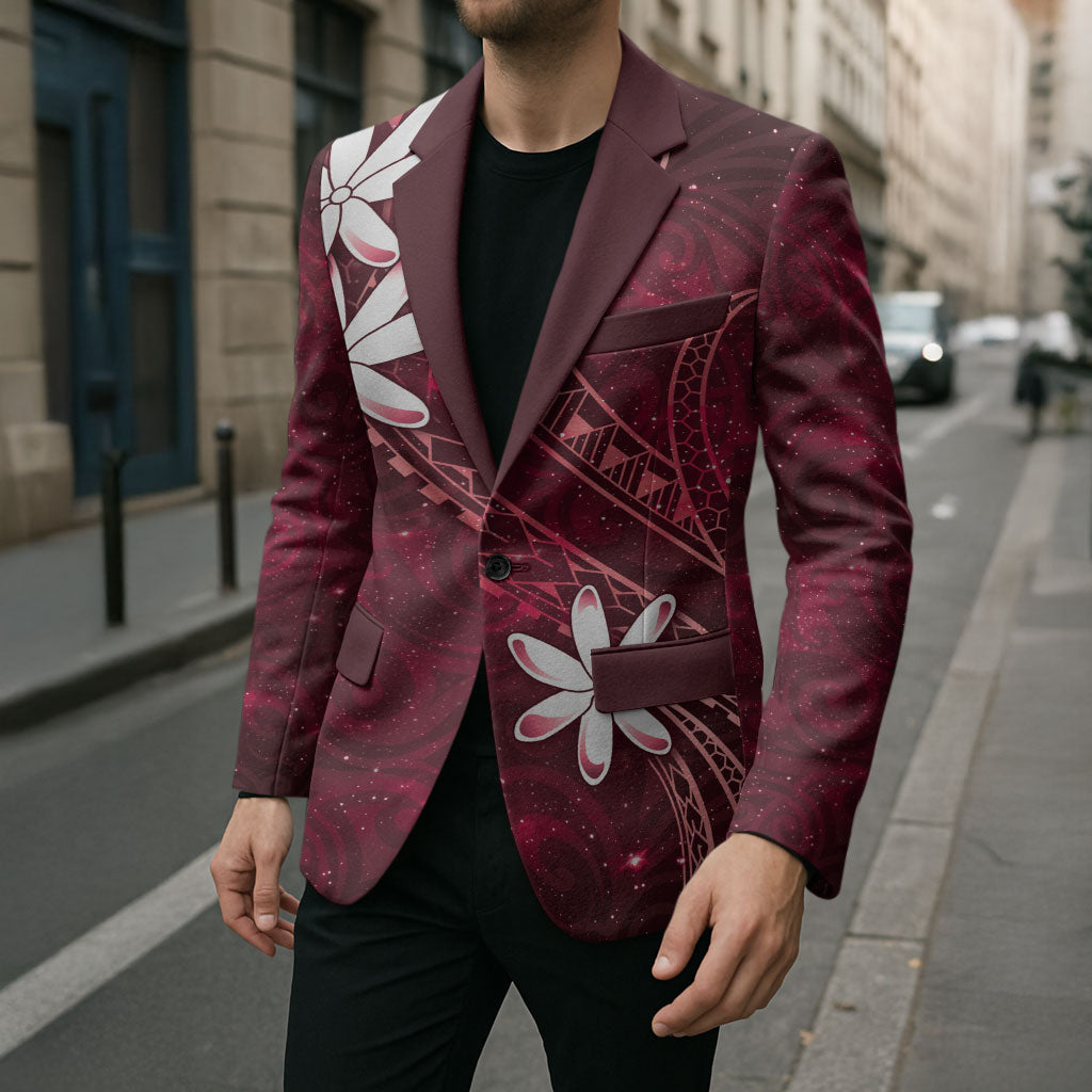 Tahiti Matarii Blazer Tahitian Spring Red Galaxy LT05 - Polynesian Pride