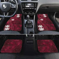 Tahiti Matarii Car Mats Tahitian Spring Red Galaxy LT05 Set 4pcs Red - Polynesian Pride