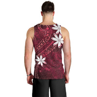Tahiti Matarii Men Tank Top Tahitian Spring Red Galaxy LT05 - Polynesian Pride