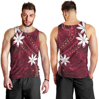 Tahiti Matarii Men Tank Top Tahitian Spring Red Galaxy LT05 - Polynesian Pride