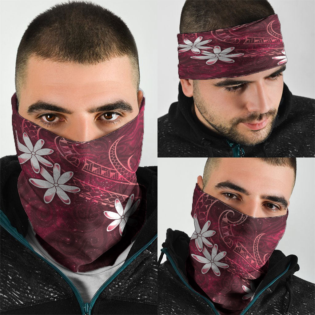 Tahiti Matarii Neck Gaiter Tahitian Spring Red Galaxy LT05 - Polynesian Pride