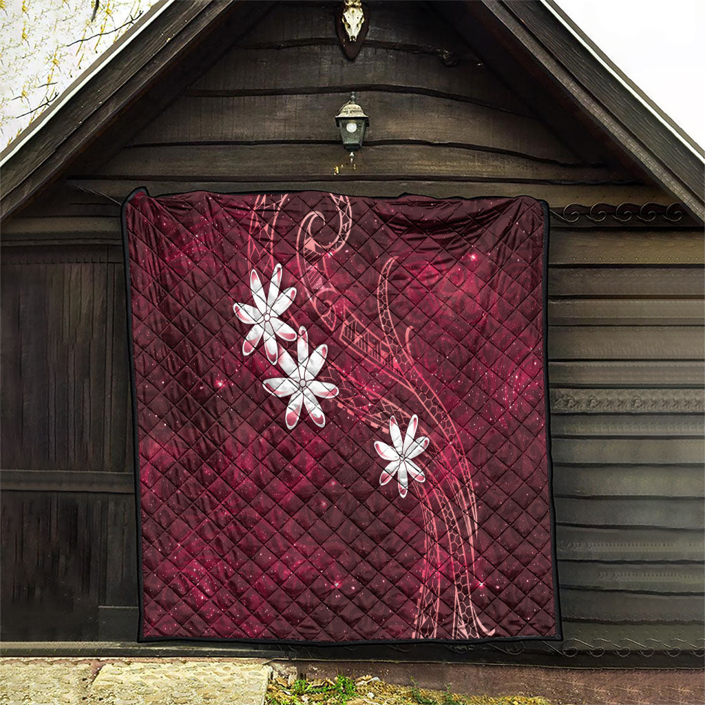 Tahiti Matarii Quilt Tahitian Spring Red Galaxy LT05 - Polynesian Pride