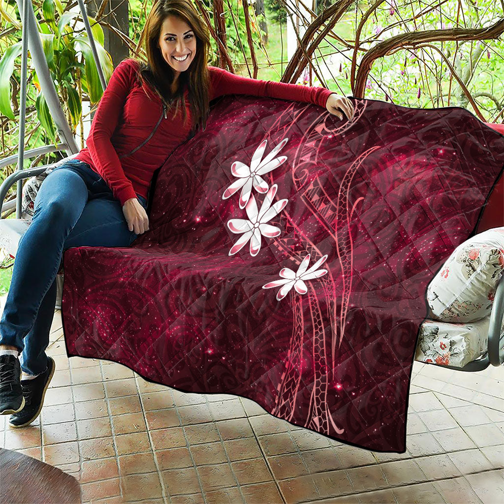 Tahiti Matarii Quilt Tahitian Spring Red Galaxy LT05 - Polynesian Pride