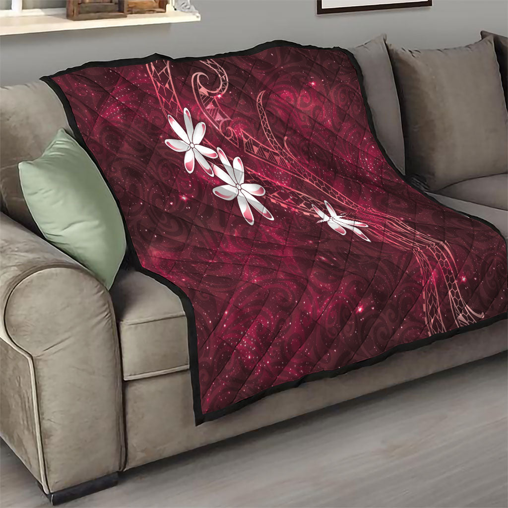 Tahiti Matarii Quilt Tahitian Spring Red Galaxy LT05 - Polynesian Pride