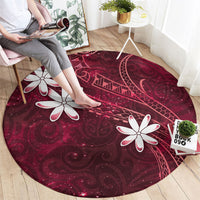 Tahiti Matarii Round Carpet Tahitian Spring Red Galaxy LT05 - Polynesian Pride