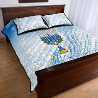 Polynesia Hanukkah Festival Quilt Bed Set With Menorah Polynesian Style LT05 - Polynesian Pride