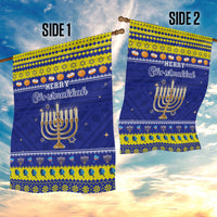 Polynesia Christmukkah Garden Flag Menorah With Polynesian Tribal Pattern LT05 - Polynesian Pride