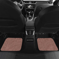 Polynesia Car Mats Brown Tribal Turtle Floral Pattern LT05 Set 2pcs - Back Brown - Polynesian Pride
