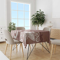 Polynesia Tablecloth Brown Tribal Turtle Floral Pattern LT05 - Polynesian Pride