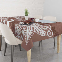 Polynesia Tablecloth Brown Tribal Turtle Floral Pattern LT05 - Polynesian Pride