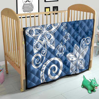 Polynesia Quilt Blue Tribal Turtle Floral Pattern LT05 - Polynesian Pride
