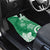 Polynesia Car Mats Green Tribal Turtle Floral Pattern