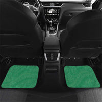 Polynesia Car Mats Green Tribal Turtle Floral Pattern LT05 Set 2pcs - Back Green - Polynesian Pride